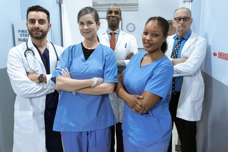 Northwaite clinicians standing together in a care setting